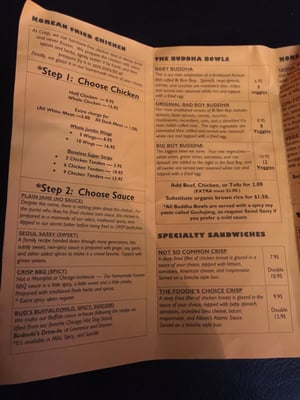 Menu photo 7 Crisp Chicago, IL