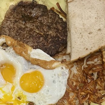 Rock'n Egg Cafe - Eggs and Apple Chicken Sausage Combo - Breakfast & Brunch Near Me - Los Angeles, California