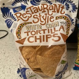 Restaurant style white corn tortilla chips Restaurant style white corn tortilla chips