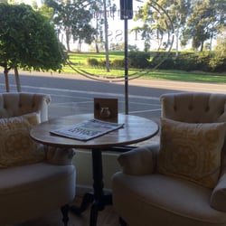 Interlude Patisserie - Comfortable place to sit, read the paper and have a nice hot coffee, overlooking the park and clear blue sky!