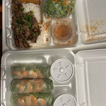 Pho 45 - Pork vermicelli with egg rolls & spring rolls - Vietnamese Near Me - Garden Grove, California Pho 45 - Pork vermicelli with egg rolls & spring rolls - Vietnamese Near Me - Garden Grove, California
