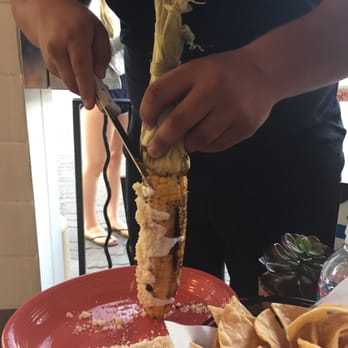 Maggie's Blue Rose - Grilled corn, derailing it. - Mexican Near Me - Avalon, California