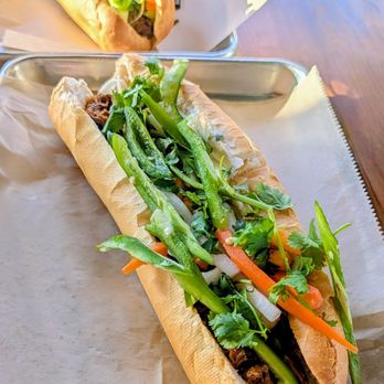 Banh Mi Station - Brisket in Coconut Curry Banh Mi - Vietnamese Near Me - Dallas, Texas