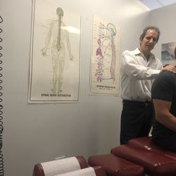 Brian Shaffer Chiropractor - The doctor doing an adjustment