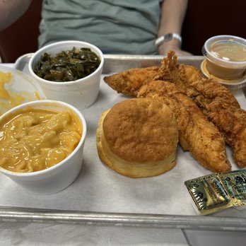 Big Al's Chicken Shack - 3 chicken strip Meal. Collards, Mac n cheese, biscuit and homemade sauce - Chicken Shop Near Me - Fernandina Beach, Florida Big Al's Chicken Shack - 3 chicken strip Meal. Collards, Mac n cheese, biscuit and homemade sauce - Chicken Shop Near Me - Fernandina Beach, Florida