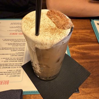 Chubbs Taco & Tequila Bar - churro iced coffee - Mexican Near Me - Boston, Massachusetts Chubbs Taco & Tequila Bar - churro iced coffee - Mexican Near Me - Boston, Massachusetts