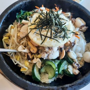 Enjoy Seoul - Stone Bibimbob ( Seafood) - Korean Near Me - San Jose, California Enjoy Seoul - Stone Bibimbob ( Seafood) - Korean Near Me - San Jose, California