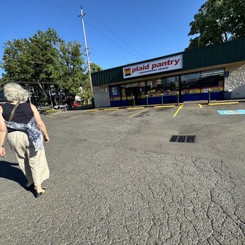 Plaid Pantry - a woman walking in a parking lot - Convenience Stores Near Me - Portland, Oregon Plaid Pantry - a woman walking in a parking lot - Convenience Stores Near Me - Portland, Oregon