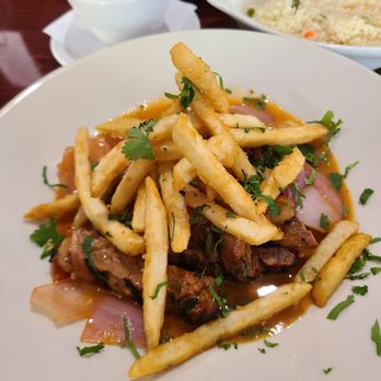 Sazon Latina - Lomo Saltado - Latin American Near Me - Gainesville, Virginia Sazon Latina - Lomo Saltado - Latin American Near Me - Gainesville, Virginia
