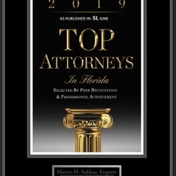 Sukkar & Associates - TOP ATTORNEYS 2019, MARTINDALE-HUBBELL