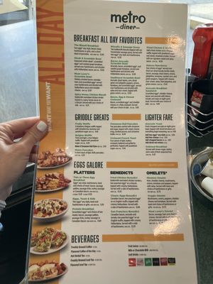 Menu photo 1 Metro Diner Jacksonville, FL