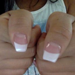 Why would anyone think this is okay? My nails are BEYOND unevenly shaped. Why would anyone think this is okay? My nails are BEYOND unevenly shaped.
