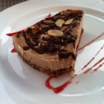 Giannfranco's Trattoria - Gluten free organic almond crusted chocolate cheesecake...was kinda weird but fiancé loved it lol - Italian Near Me - Carpinteria, California Giannfranco's Trattoria - Gluten free organic almond crusted chocolate cheesecake...was kinda weird but fiancé loved it lol - Italian Near Me - Carpinteria, California