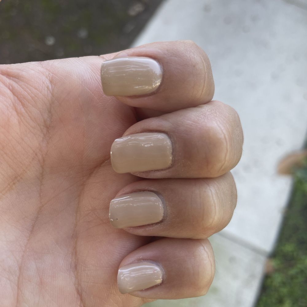 A T Nails - Horrible job! Wrong shape of nails. Difference sizes. Bubbles on the nail polish! - Nail Salons Near Me - Santa Ana, California
