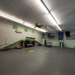 K9 Justice dog training - Our indoor training room