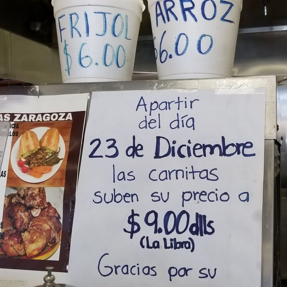 Carnitas Zaragoza - A huge container of really tasty rice or beans is not going to break the bank! - Mexican Near Me - Corona, California Carnitas Zaragoza - A huge container of really tasty rice or beans is not going to break the bank! - Mexican Near Me - Corona, California