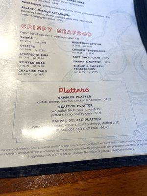 Menu photo 8 Pappas Seafood House Humble, TX Menu photo 8 Pappas Seafood House Humble, TX
