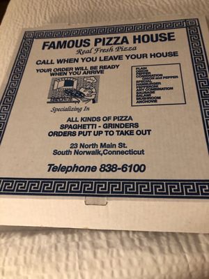 Menu photo 1 Famous Pizza House Norwalk, CT Menu photo 1 Famous Pizza House Norwalk, CT