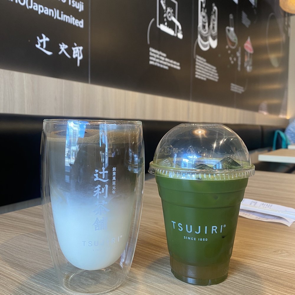 Cold Houjicha latte, Yuzu O- Matcha Cold Houjicha latte, Yuzu O- Matcha