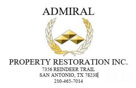 Slide of Admiral Property Restoration