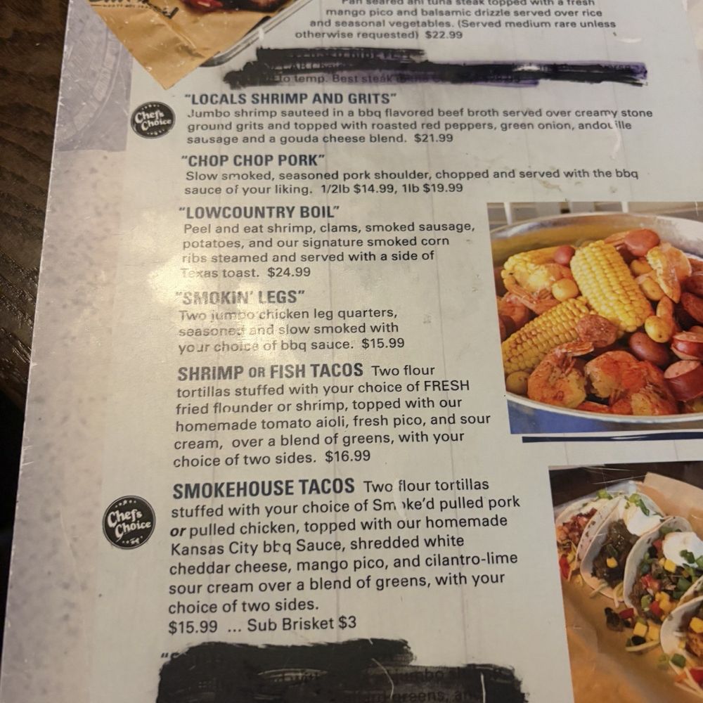 Smoke'd - Half of their menu was not available. Nowhere online did it disclose this. - Barbeque Near Me - Shallotte, North Carolina Smoke'd - Half of their menu was not available. Nowhere online did it disclose this. - Barbeque Near Me - Shallotte, North Carolina