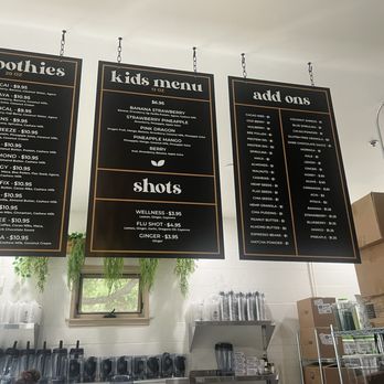 The Blend Superfood Bar - Menu - Juice Bars & Smoothies Near Me - Ojai, California