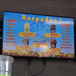United Paleteria Y Neveria - Menu as of 6/2023