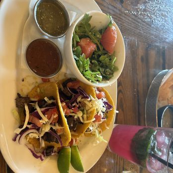 Ghost Ranch - Carne asada tacos and citrus salad - Cocktail Bars Near Me - Tempe, Arizona