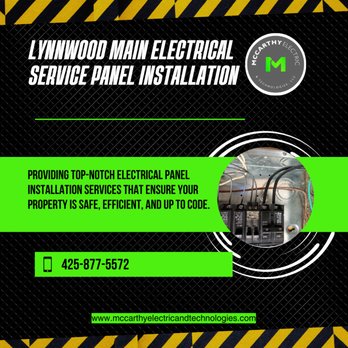 McCarthy Electric and Technologies - Electricians Near Me - Lake Stevens, Washington McCarthy Electric and Technologies - Electricians Near Me - Lake Stevens, Washington