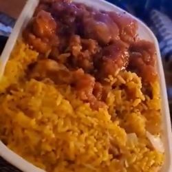 Hot Wok - General Tso fried rice combo.