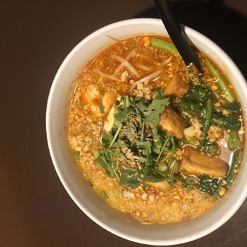 Kanlaya Thai Restaurant - Tom Yum Seafood (fish and shrimp) noodle Soup - Thai Near Me - Harrisburg, Pennsylvania Kanlaya Thai Restaurant - Tom Yum Seafood (fish and shrimp) noodle Soup - Thai Near Me - Harrisburg, Pennsylvania