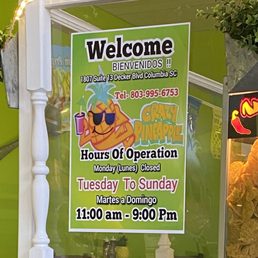 Hours of Operation Hours of Operation