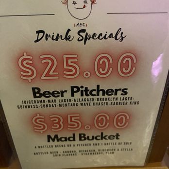 Mad For Chicken - Drink specials - Chicken Wings Near Me - Rockville Centre, New York