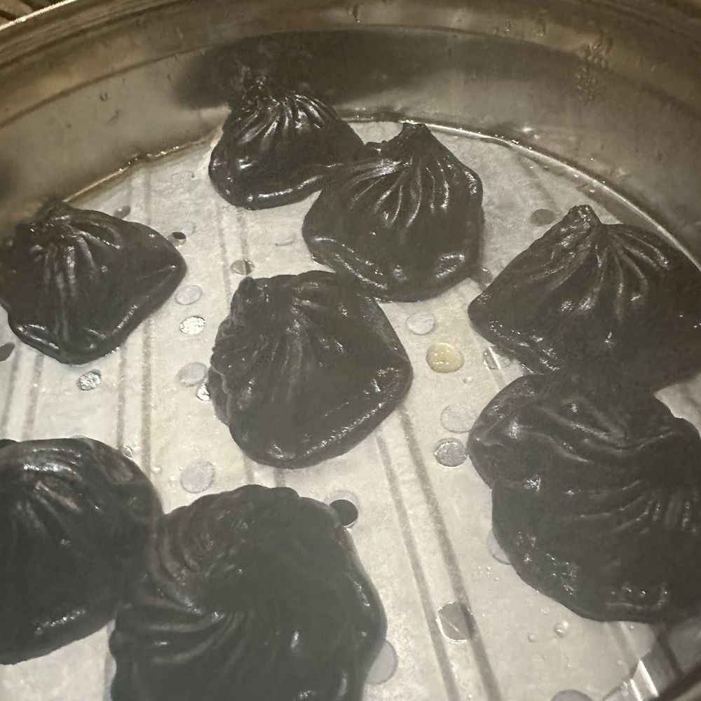 Dim Sum Dumpling House - Cuttlefish Ink juicy pork dumplings - Dim Sum Near Me - Alhambra, California Dim Sum Dumpling House - Cuttlefish Ink juicy pork dumplings - Dim Sum Near Me - Alhambra, California