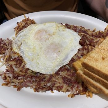 First Awakenings - Corned beef hash with eggs - Breakfast & Brunch Near Me - Salinas, California First Awakenings - Corned beef hash with eggs - Breakfast & Brunch Near Me - Salinas, California