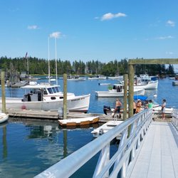 Richard Carver Harbor Park - HIgh tide on a hot summer day!