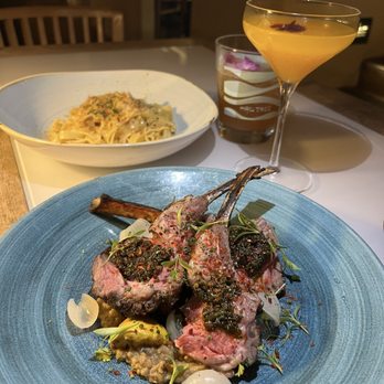 Hau Tree - lamb chops and crab tagliatelle - Seafood Near Me - Honolulu, Hawaii