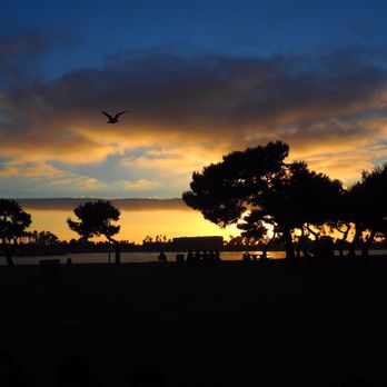 Vacation Isle Park - Sunset silhouette - Parks Near Me - San Diego, California Vacation Isle Park - Sunset silhouette - Parks Near Me - San Diego, California