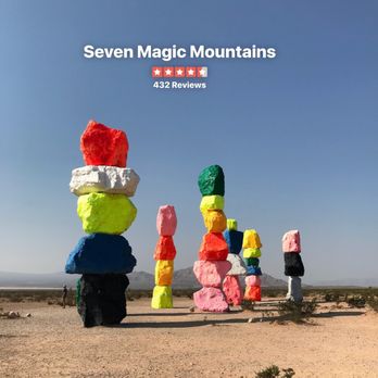 Seven Magic Mountains - Public Art Near Me - Las Vegas, Nevada