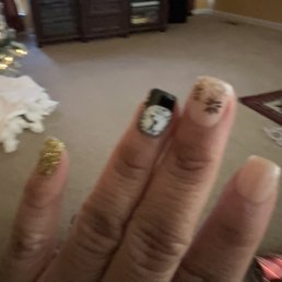 My nails. Sorry so blurry My nails. Sorry so blurry