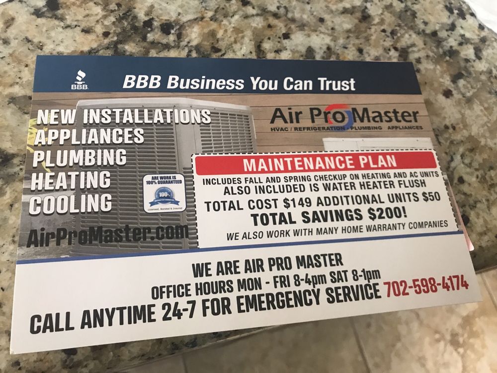 Slide of Air Pro Master