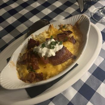 Jacks Chophouse - Loaded potato casserole - Steakhouses Near Me - Fredericksburg, Texas Jacks Chophouse - Loaded potato casserole - Steakhouses Near Me - Fredericksburg, Texas