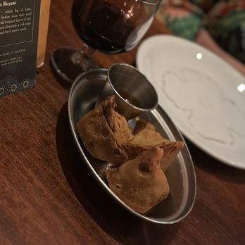 Dishoom - Appetizer Vegetable Samosas - Indian Near Me - London, XGL Dishoom - Appetizer Vegetable Samosas - Indian Near Me - London, XGL
