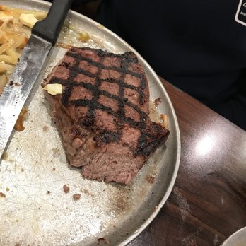 Iron Skillet - Medium rare steak...uh oh. - New American Near Me - Sparks, Nevada Iron Skillet - Medium rare steak...uh oh. - New American Near Me - Sparks, Nevada