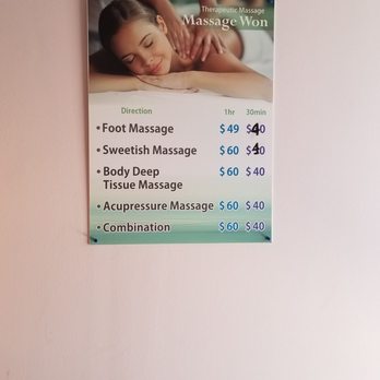 Won Massage - The missing prices everyone wanted to know. - Massage Therapy Near Me - Annandale, Virginia