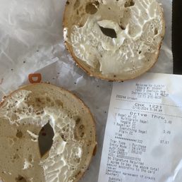 Bagel with cream cheese