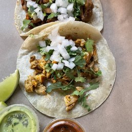 Tacos- Pollo and El Pastor