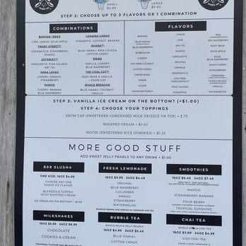 808 Shave Ice - Menu as of 8/2022. - Shaved Ice Near Me - Fairview Park, Ohio