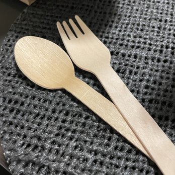 Islas Filipino BBQ and Bar - I appreciated that the utensils they provided for take out were eco-friendly! - Filipino Near Me - Toronto, Ontario Islas Filipino BBQ and Bar - I appreciated that the utensils they provided for take out were eco-friendly! - Filipino Near Me - Toronto, Ontario