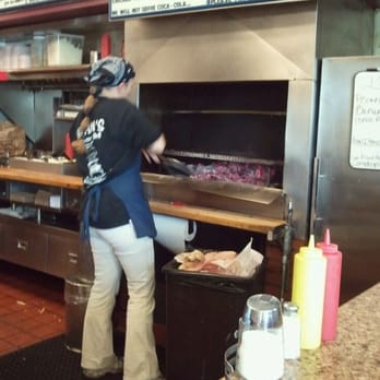 Mihm's Charcoal Grill - Loading up the charcoal. - Burgers Near Me - Menasha, Wisconsin